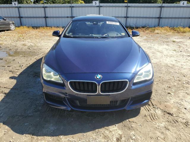 WBA6D6C53GGF94786 - 2016 BMW 650 XI GRAN COUPE BLUE photo 5