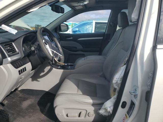 5TDJKRFHXGS322796 - 2016 TOYOTA HIGHLANDER XLE Biały zdjęcie 7