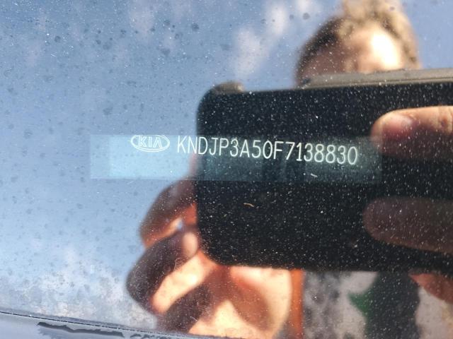KNDJP3A50F7138830 - 2015 KIA SOUL + BLACK photo 12