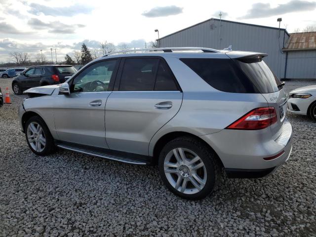 4JGDA5HB6FA487222 - 2015 MERCEDES-BENZ ML 350 4MATIC SILVER photo 2