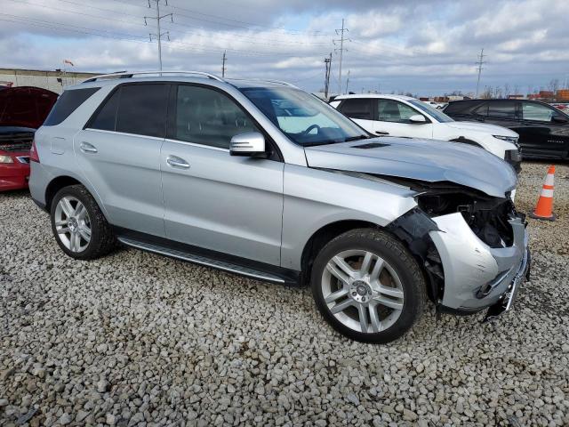 4JGDA5HB6FA487222 - 2015 MERCEDES-BENZ ML 350 4MATIC SILVER photo 4