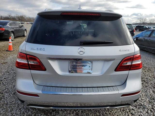 4JGDA5HB6FA487222 - 2015 MERCEDES-BENZ ML 350 4MATIC SILVER photo 6