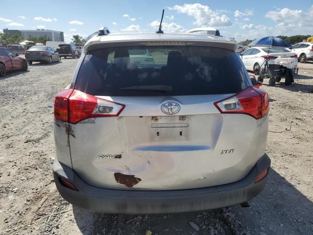 JTMWFREVXEJ019769 - 2014 TOYOTA RAV4 XLE SILVER photo 6