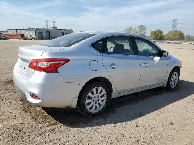 3N1AB7AP3HY265194 - 2017 NISSAN SENTRA S SILVER photo 3