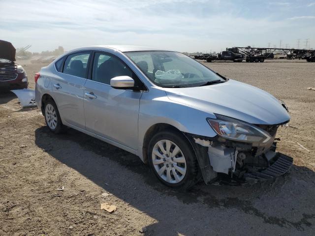 3N1AB7AP3HY265194 - 2017 NISSAN SENTRA S SILVER photo 4