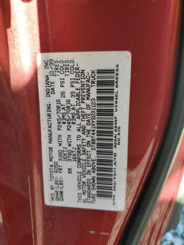 5TBBT441XYS031123 - 2000 TOYOTA TUNDRA ACCESS CAB Czerwony zdjęcie 12