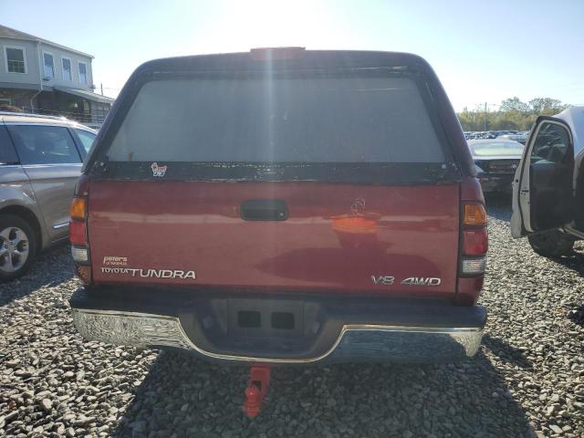 5TBBT441XYS031123 - 2000 TOYOTA TUNDRA ACCESS CAB Czerwony zdjęcie 6