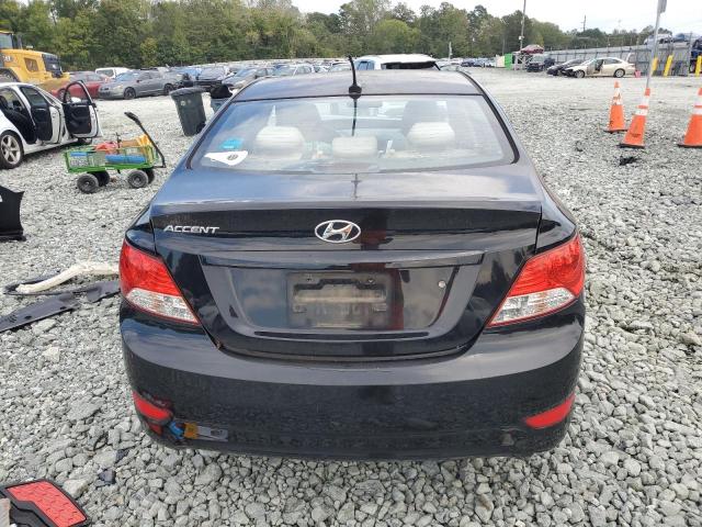 KMHCT4AE4CU206680 - 2012 HYUNDAI ACCENT GLS Negro foto 6