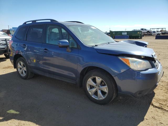 JF2SJAEC4EH447780 - 2014 SUBARU FORESTER 2.5I PREMIUM 蓝色 照片 4