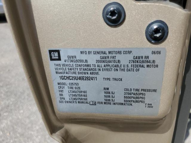 1GCHC29U46E282411 - 2006 CHEVROLET SILVERADO C2500 HEAVY DUTY TAN photo 13
