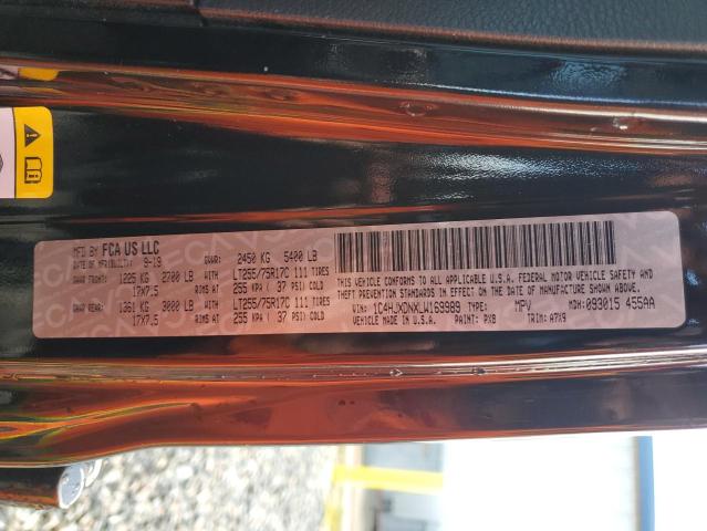 1C4HJXDNXLW169989 - 2020 JEEP WRANGLER U SPORT Қара фото 13