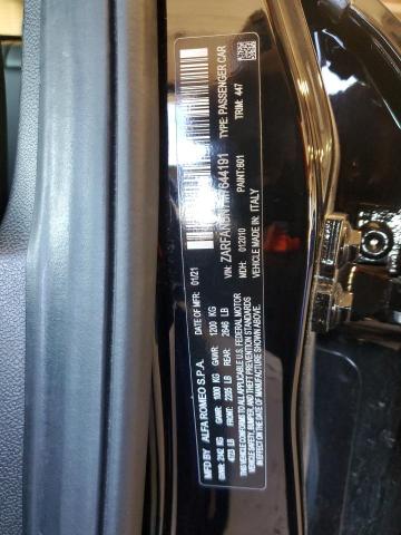 ZARFANBN7M7644191 - 2021 ALFA ROMEO GIULIA TI Czarny zdjęcie 13