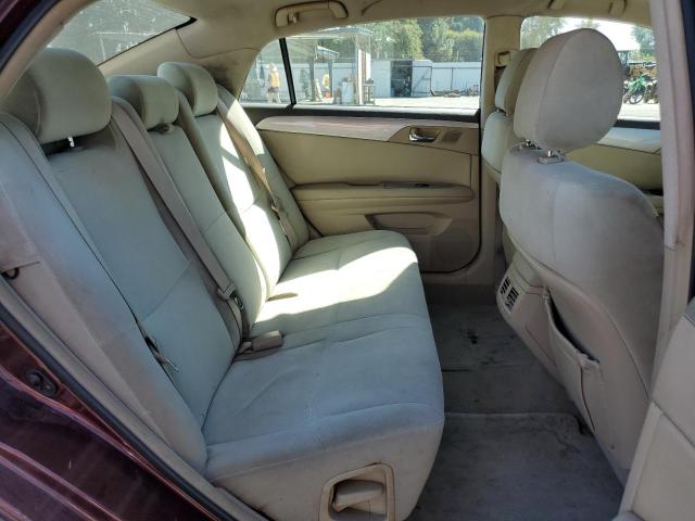 4T1BK36B46U155936 - 2006 TOYOTA AVALON XL MAROON photo 10