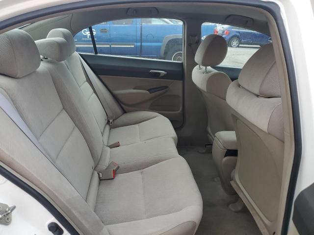 19XFA1F53BE048439 - 2011 HONDA CIVIC LX WHITE photo 10