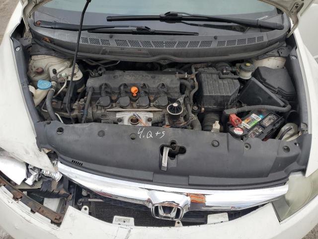 19XFA1F53BE048439 - 2011 HONDA CIVIC LX WHITE photo 11