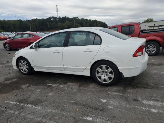 19XFA1F53BE048439 - 2011 HONDA CIVIC LX WHITE photo 2