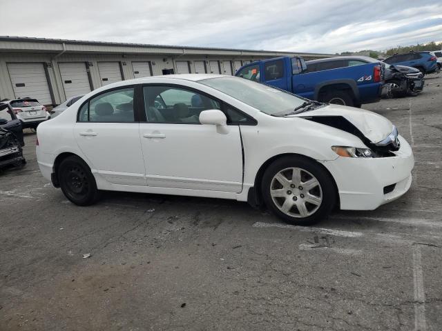 19XFA1F53BE048439 - 2011 HONDA CIVIC LX WHITE photo 4