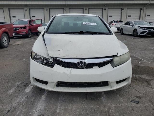 19XFA1F53BE048439 - 2011 HONDA CIVIC LX WHITE photo 5