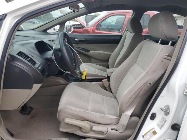 19XFA1F53BE048439 - 2011 HONDA CIVIC LX WHITE photo 7