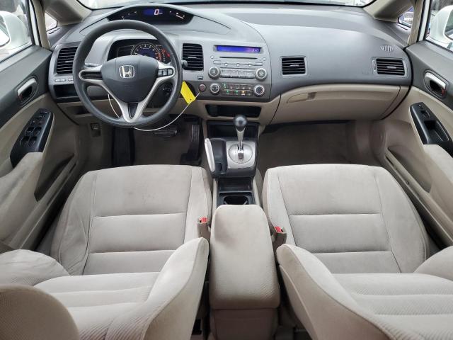 19XFA1F53BE048439 - 2011 HONDA CIVIC LX WHITE photo 8