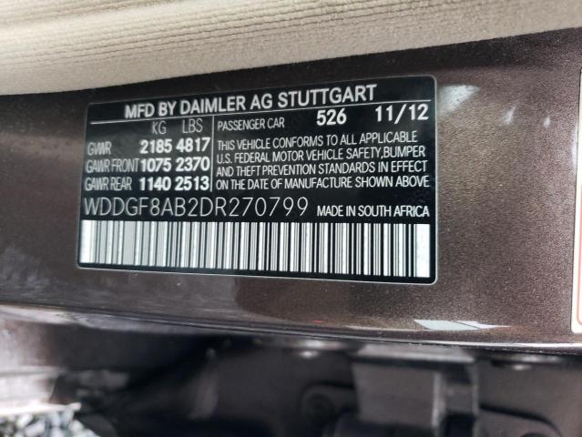 WDDGF8AB2DR270799 - 2013 MERCEDES-BENZ C 300 4MATIC GREEN photo 12