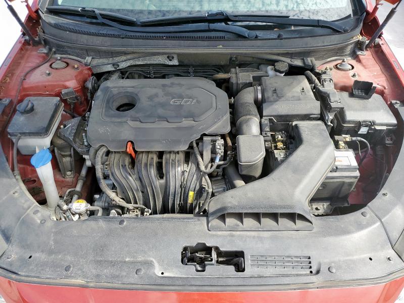 5NPE24AF3JH622736 - 2018 HYUNDAI SONATA SE RED photo 11