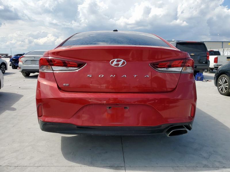 5NPE24AF3JH622736 - 2018 HYUNDAI SONATA SE RED photo 6