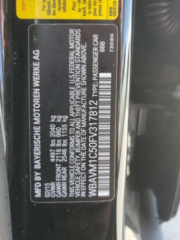 WBAVM1C50FV317812 - 2015 BMW X1 SDRIVE28I BLACK photo 13