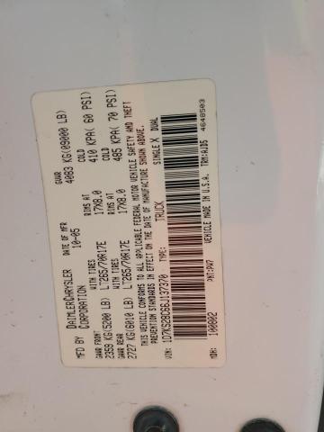 1D7KS28C66J137370 - 2006 DODGE RAM 2500 ST أبيض صورة 12