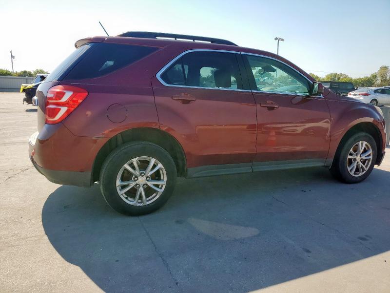 2GNALCEK6H1518211 - 2017 CHEVROLET EQUINOX LT ბურგუნდია ფოტო 3