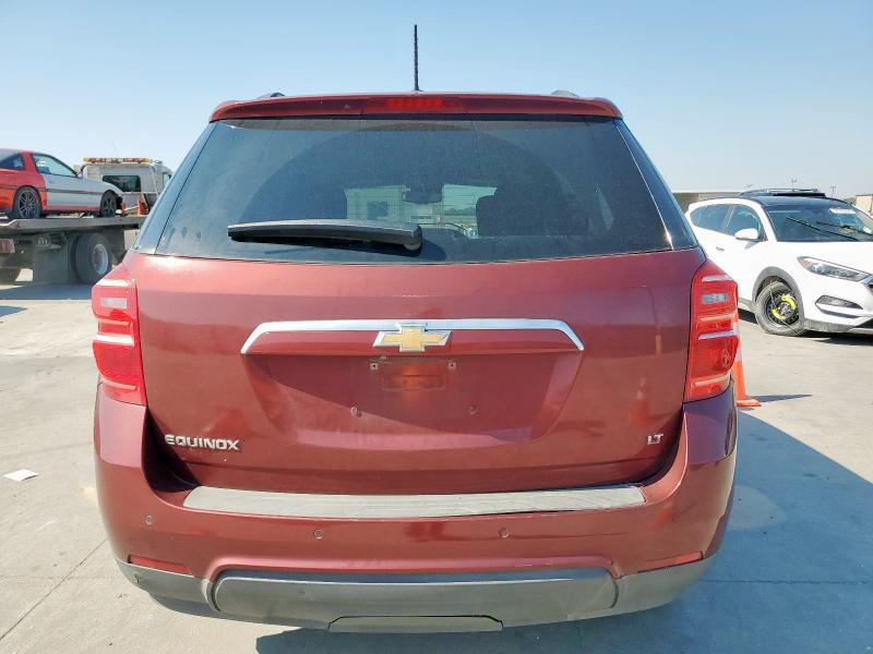 2GNALCEK6H1518211 - 2017 CHEVROLET EQUINOX LT ბურგუნდია ფოტო 6