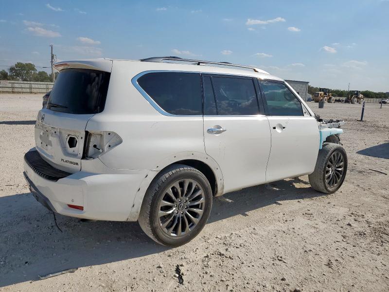 JN8AY2CC2P9181207 - 2023 NISSAN ARMADA PLATINUM Weiß Foto 3