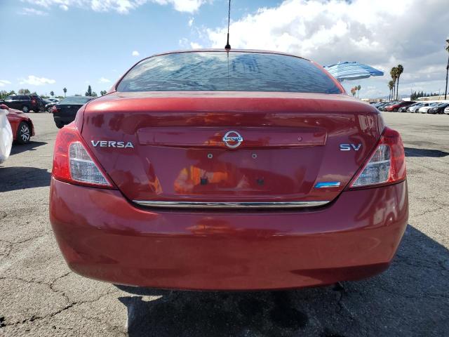 3N1CN7AP1CL909314 - 2012 NISSAN VERSA S წითელი ფოტო 6
