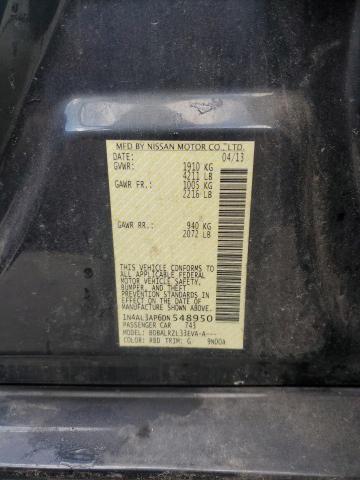 1N4AL3AP6DN548950 - 2013 NISSAN ALTIMA 2.5 Մոխրագույն լուսանկար 12