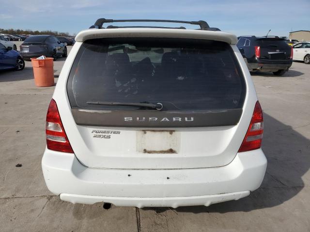 JF1SG65615H724122 - 2005 SUBARU FORESTER 2.5XS Белый фото 6