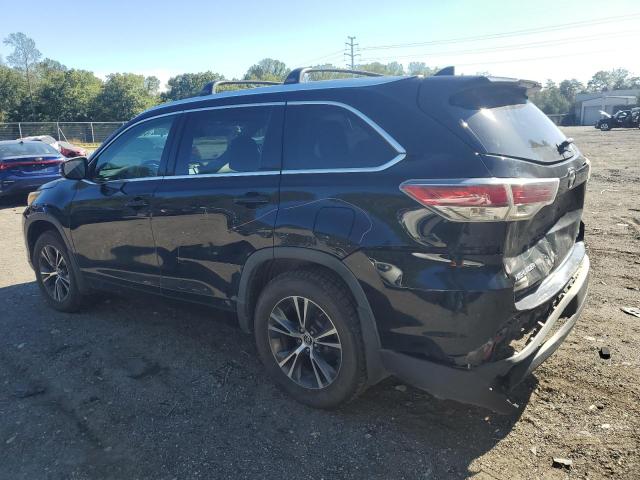 5TDJKRFH5GS266816 - 2016 TOYOTA HIGHLANDER XLE Schwarz Foto 2