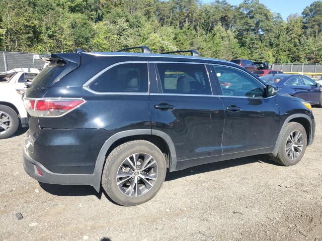 5TDJKRFH5GS266816 - 2016 TOYOTA HIGHLANDER XLE Schwarz Foto 3