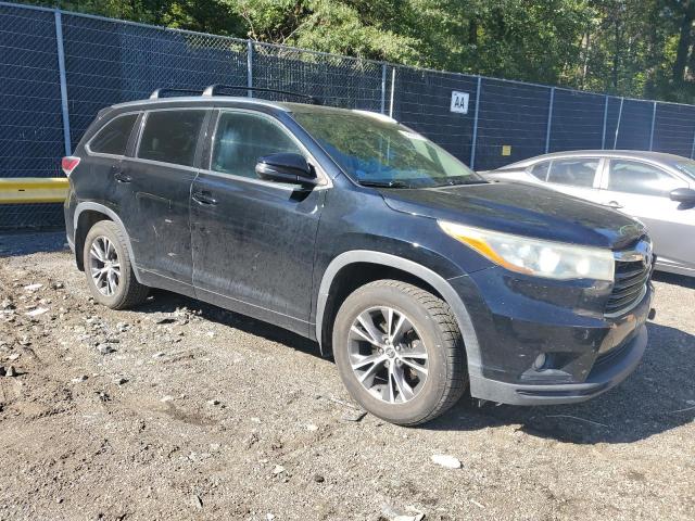 5TDJKRFH5GS266816 - 2016 TOYOTA HIGHLANDER XLE Schwarz Foto 4