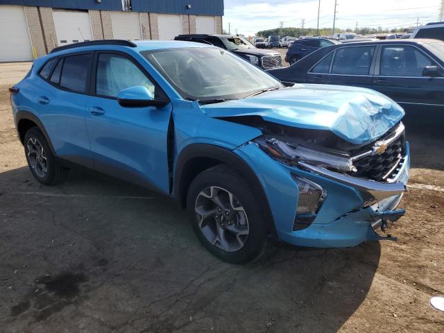 KL77LHEP4SC275363 - 2025 CHEVROLET TRAX 1LT BLUE photo 4