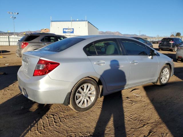 2HGFB2F94CH557744 - 2012 HONDA CIVIC EXL ვერცხლისფერი ფოტო 3