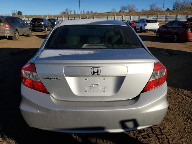 2HGFB2F94CH557744 - 2012 HONDA CIVIC EXL ვერცხლისფერი ფოტო 6