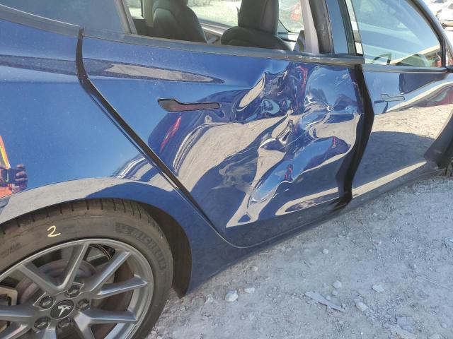 5YJ3E1EB1MF988170 - 2021 TESLA MODEL 3 أزرق صورة 10