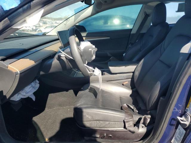 5YJ3E1EB1MF988170 - 2021 TESLA MODEL 3 أزرق صورة 7