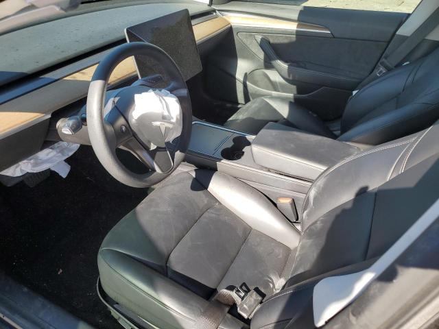 5YJ3E1EB1MF988170 - 2021 TESLA MODEL 3 أزرق صورة 8