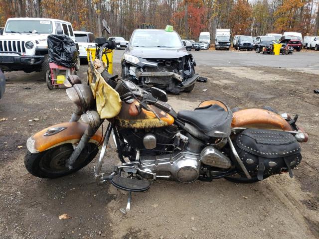 1HD1BML1XMY012043 - 1991 HARLEY-DAVIDSON FLSTF ORANGE photo 3