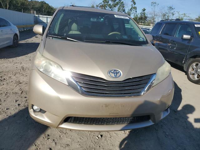 5TDYK3DC5BS040948 - 2011 TOYOTA SIENNA XLE TAN photo 5