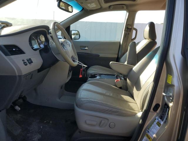 5TDYK3DC5BS040948 - 2011 TOYOTA SIENNA XLE TAN photo 7