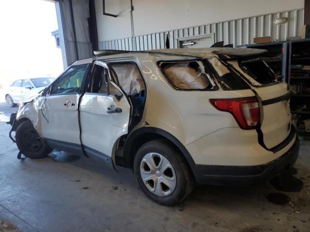 1FM5K8AR8KGA28727 - 2019 FORD EXPLORER POLICE INTERCEPTOR Սպիտակ լուսանկար 2