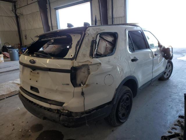1FM5K8AR8KGA28727 - 2019 FORD EXPLORER POLICE INTERCEPTOR Սպիտակ լուսանկար 3