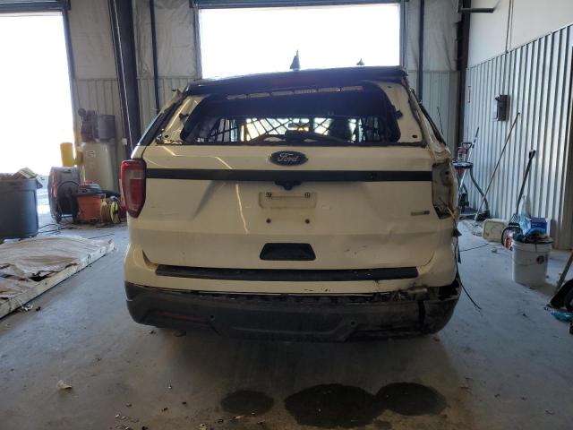 1FM5K8AR8KGA28727 - 2019 FORD EXPLORER POLICE INTERCEPTOR Սպիտակ լուսանկար 6